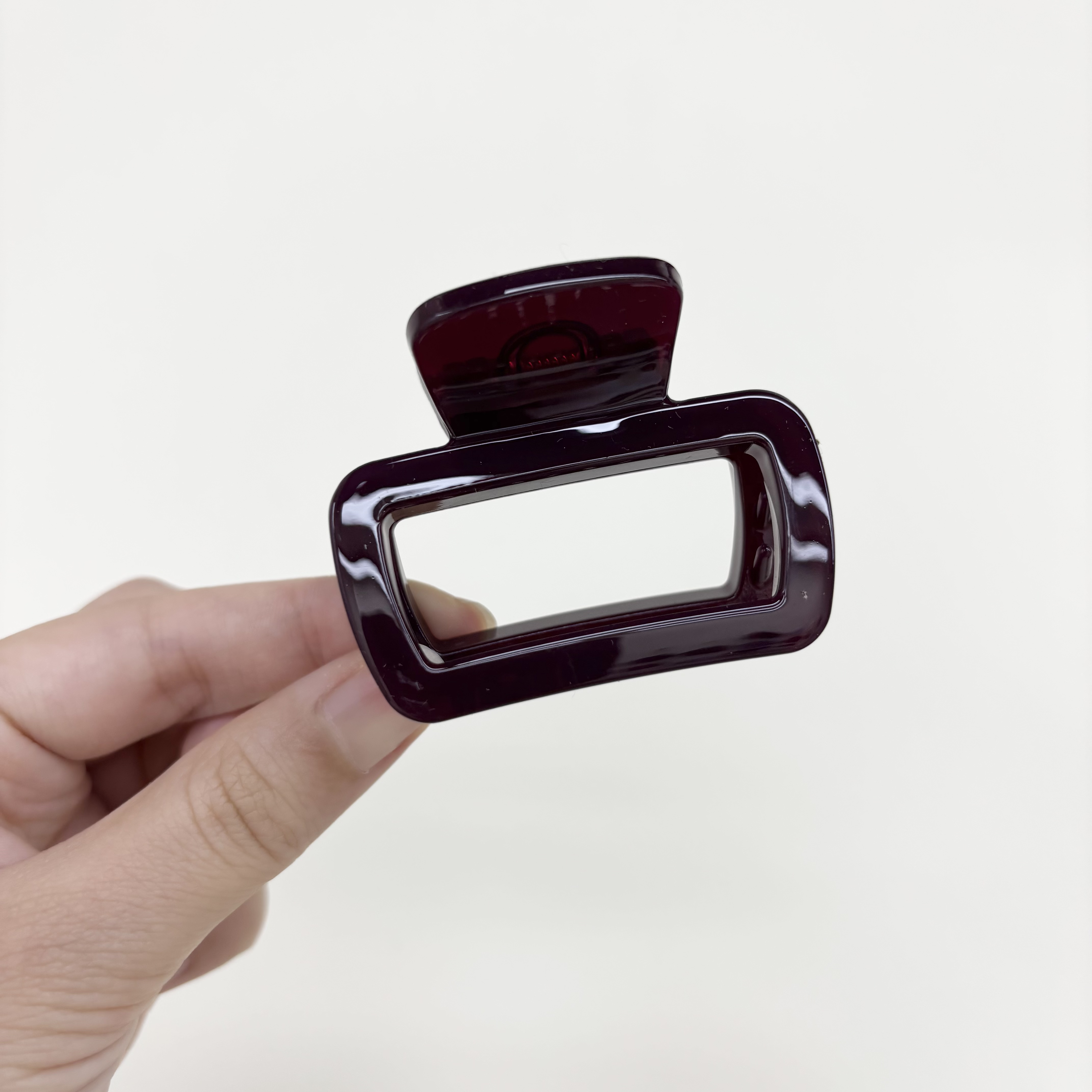 L558夕洛车厘子电视机5-7cm抓夹原创设计女风高级感发夹发卡