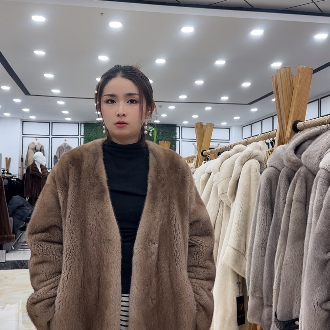 貂皮大衣外套韩版