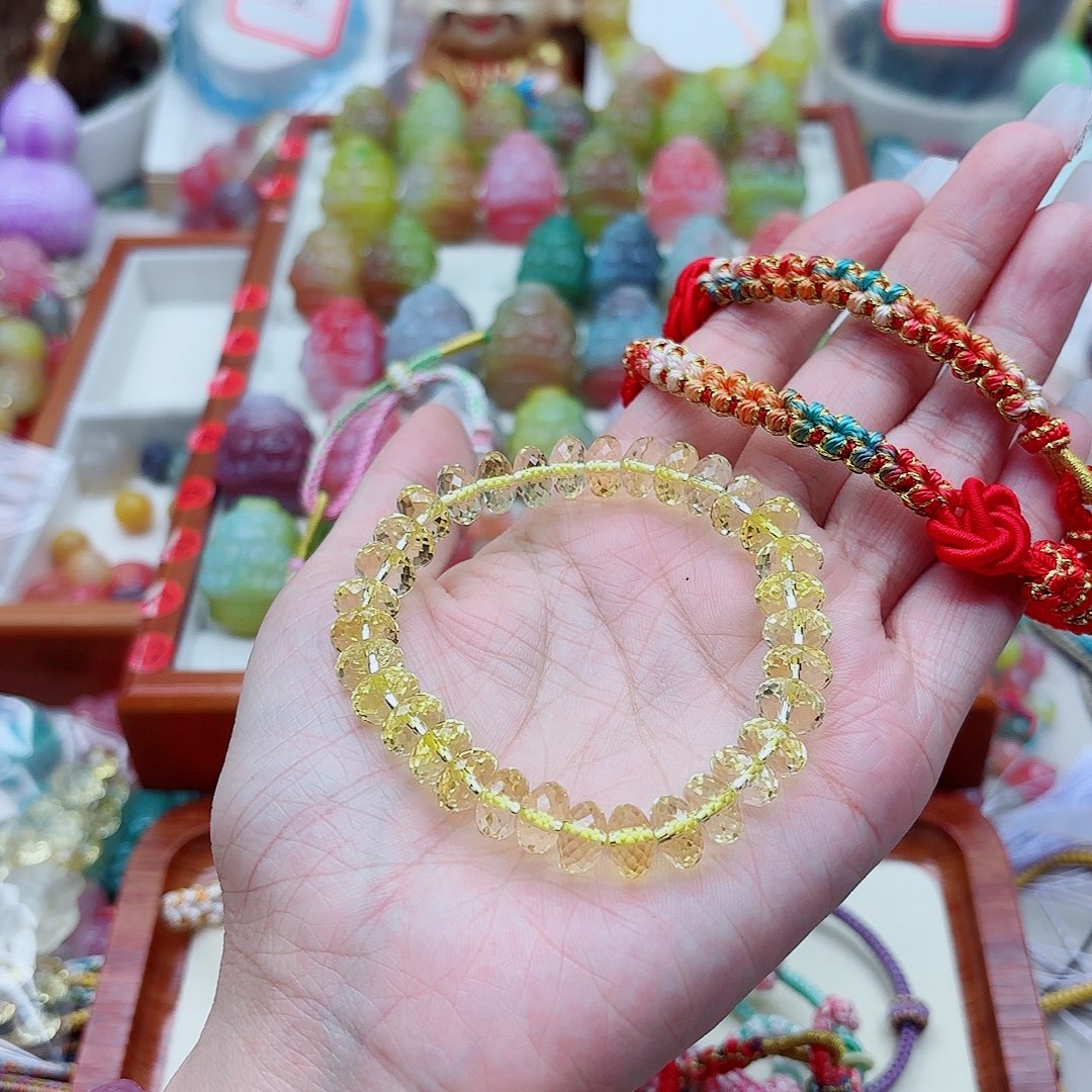 ****善玛瑙/玉髓未镶嵌手链盐源15