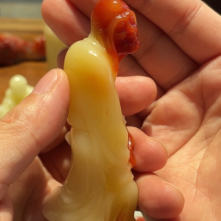寿山石喜**降不知所措啊好，