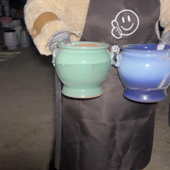 红陶口18高18瑕疵