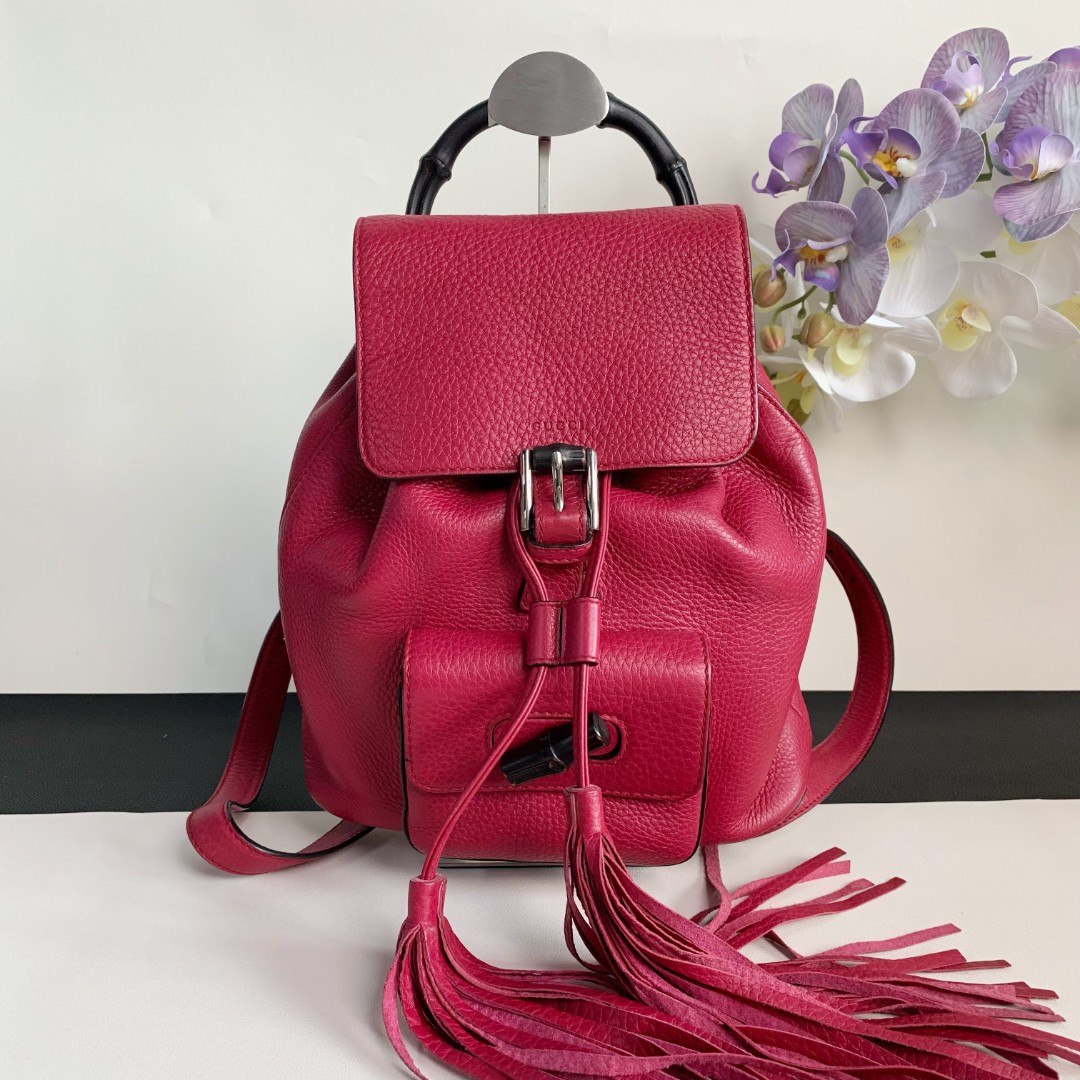 95新 GUCCI/古驰 【98新】gucci 竹节双肩