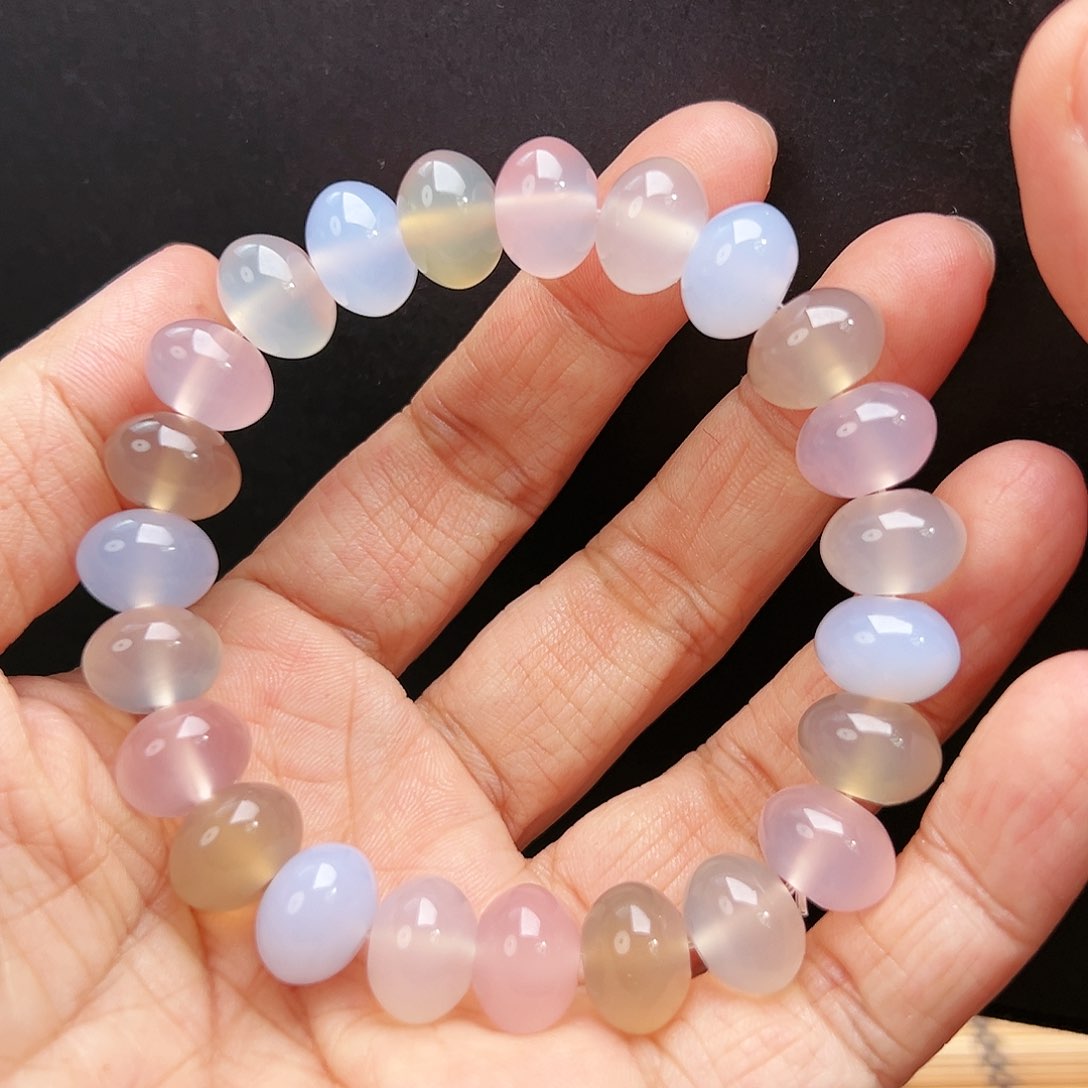 未镶嵌玛瑙/玉髓珠宝半成品