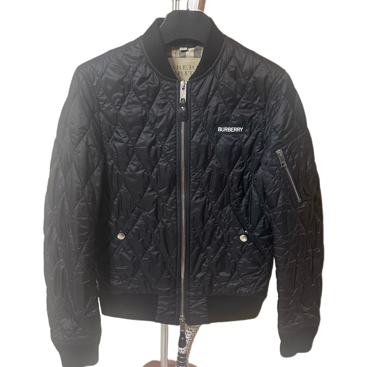 99新 BURBERRY/博柏利 0883博柏利空军夹克棉服/s/99