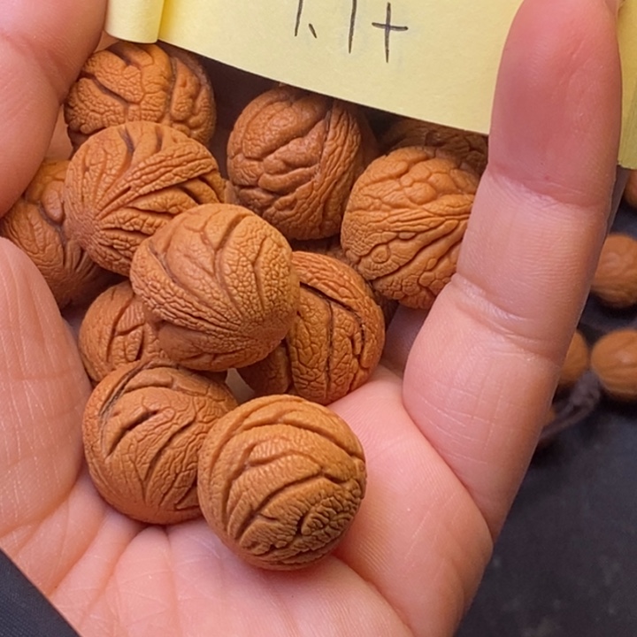 秦岭龙纹桃核15颗