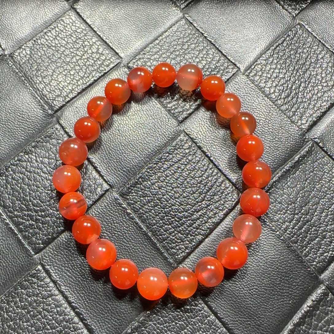 南红玛瑙未镶嵌手串8mm➕