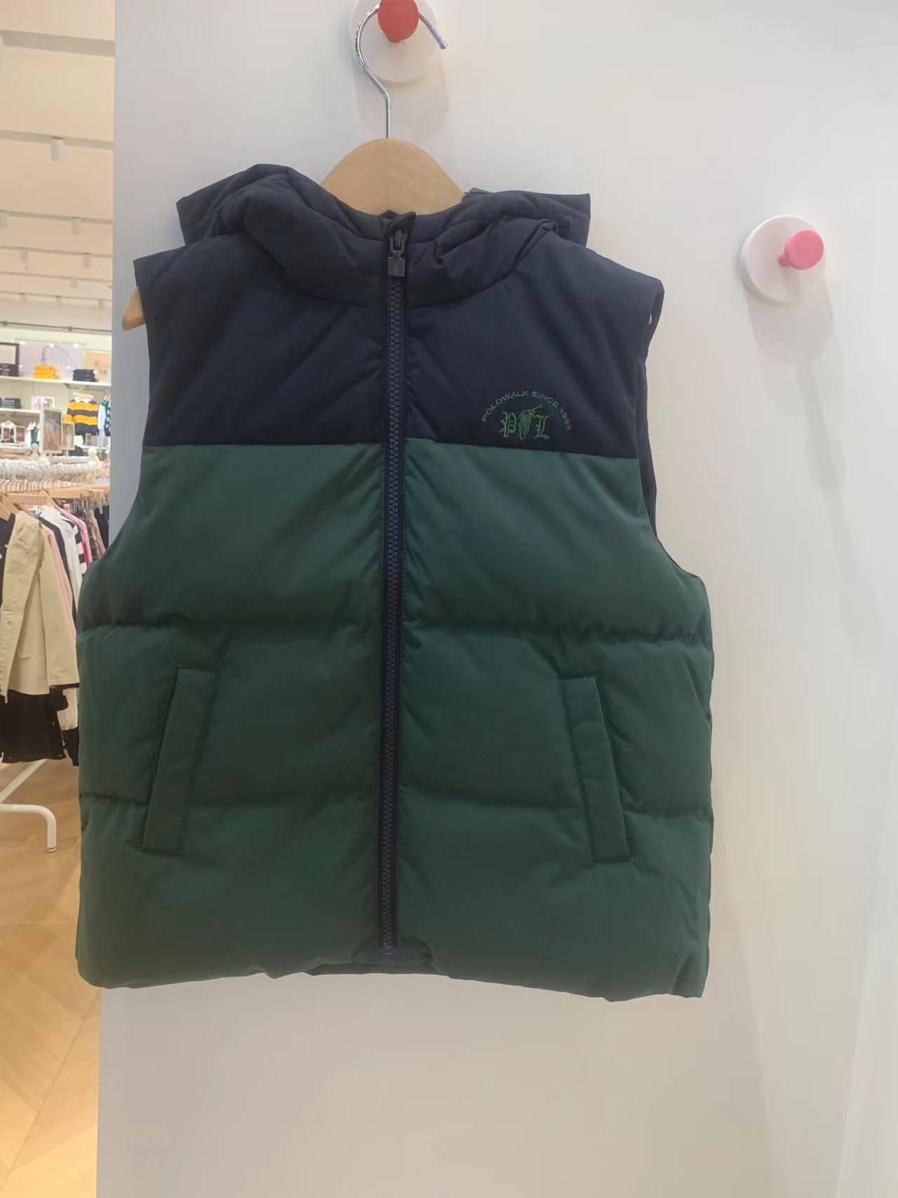 POLOWALK儿童马甲男童羽绒服马甲