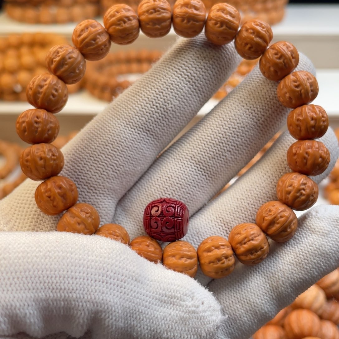 ****-猴头核桃手串八楞