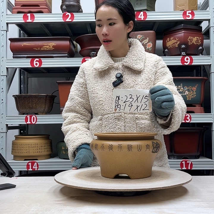 紫砂花盆紫砂花盆