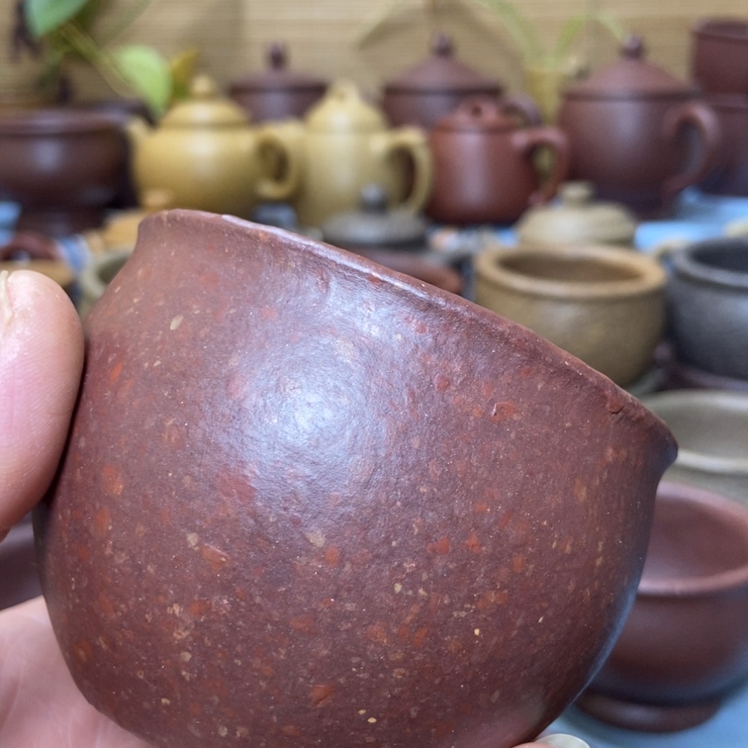 茶杯紫砂享**生手工主人杯