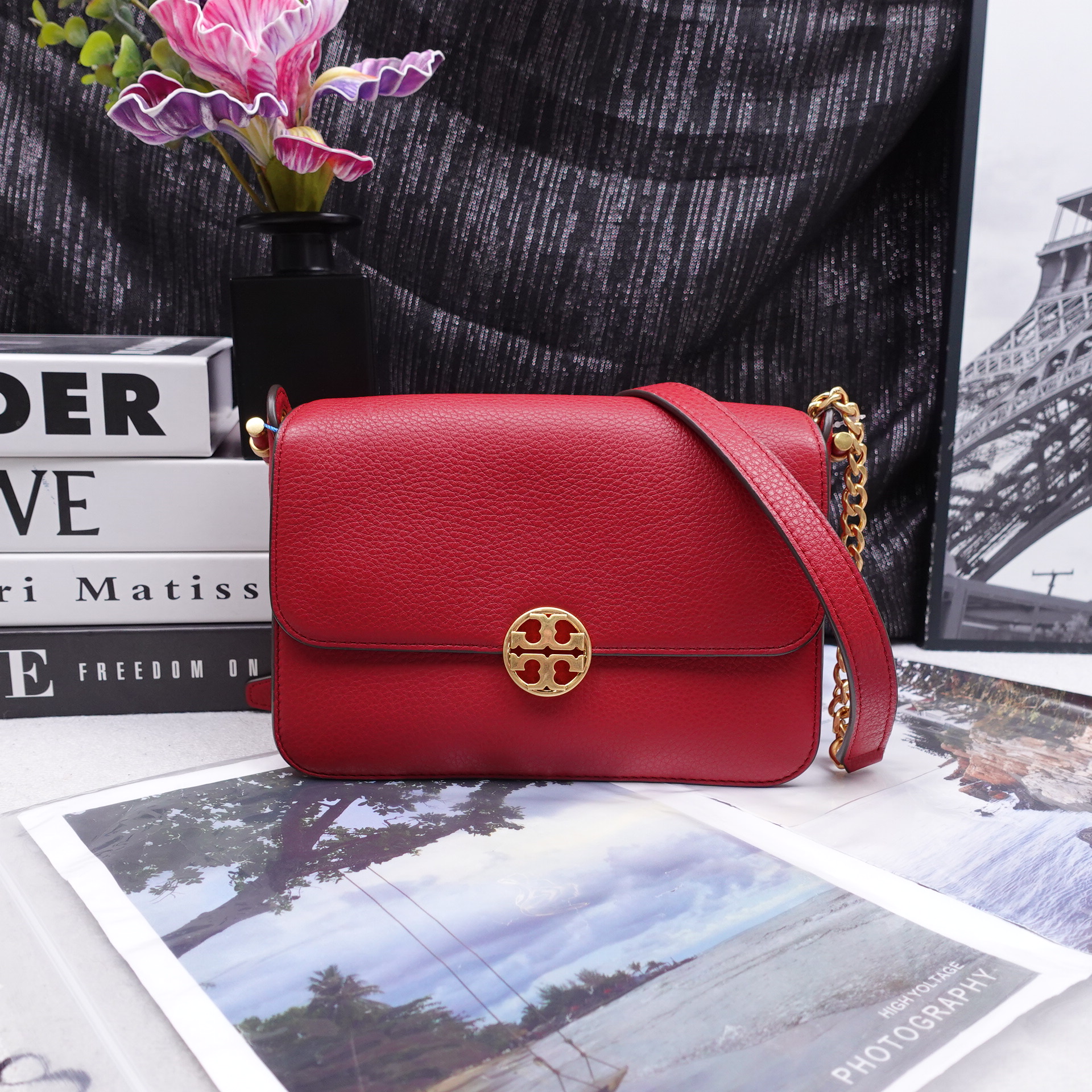 95新 TORY BURCH/汤丽柏琦 单肩包/T_ZY0000  T20311790