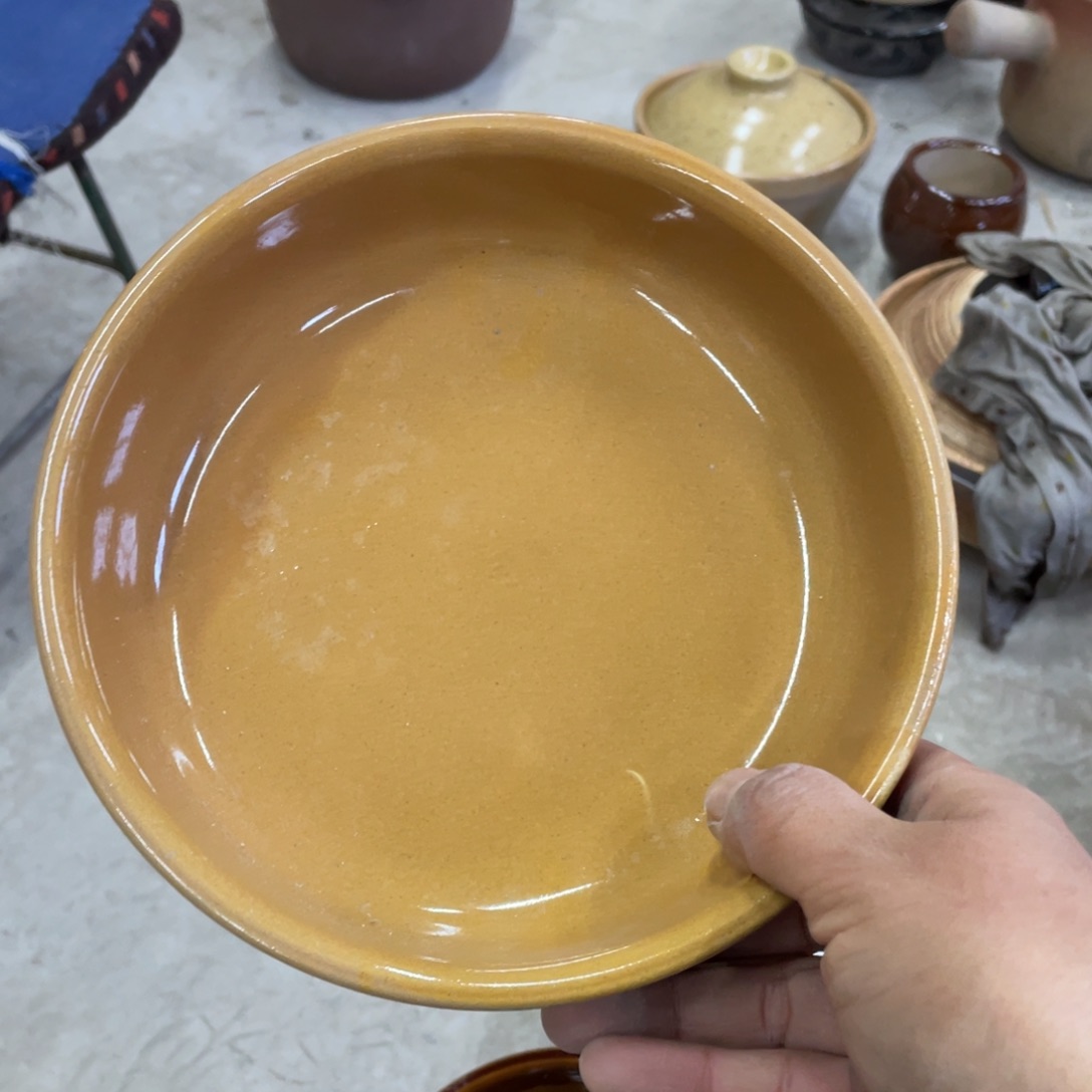 盘瓷器微瑕口径17