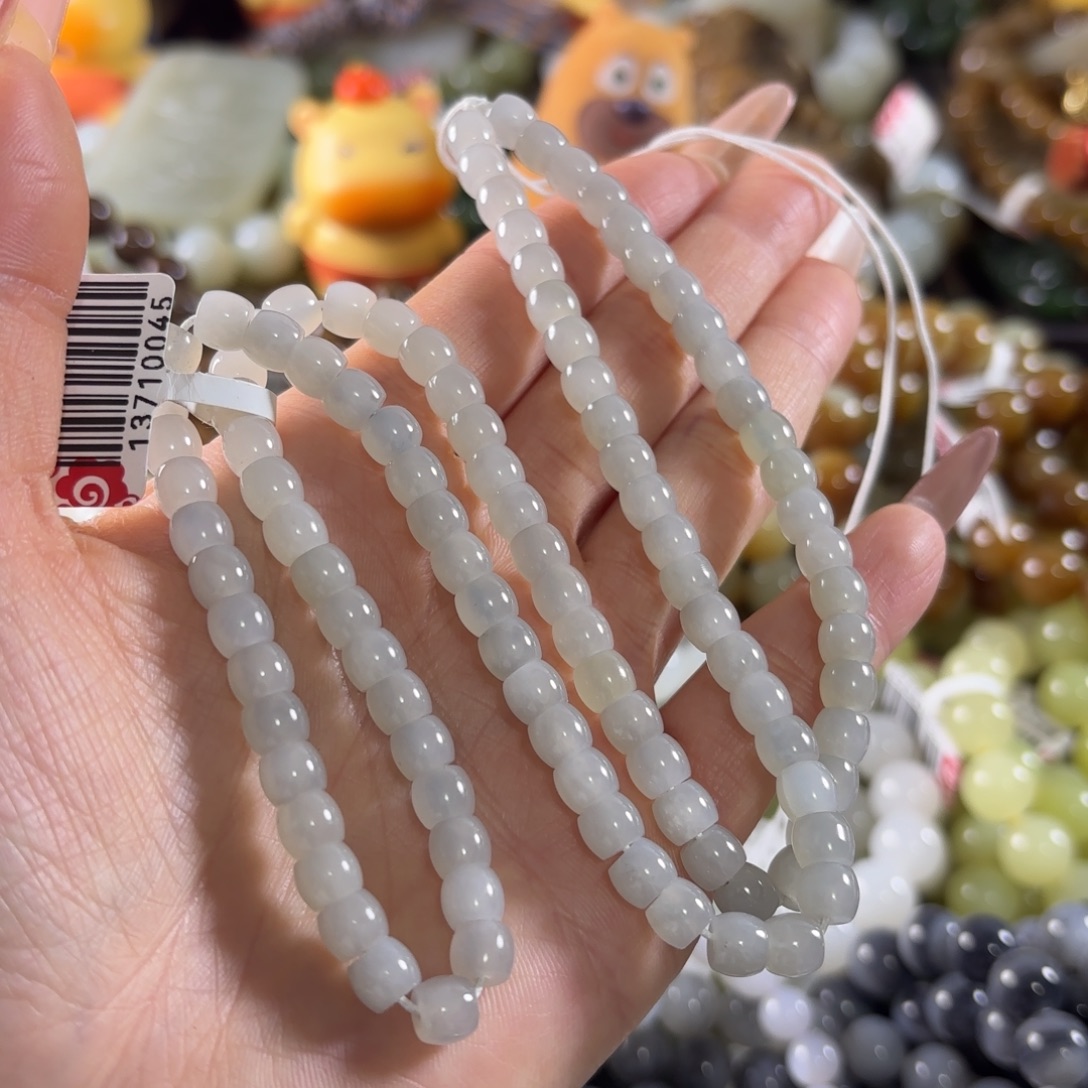 和田玉未镶嵌手串15