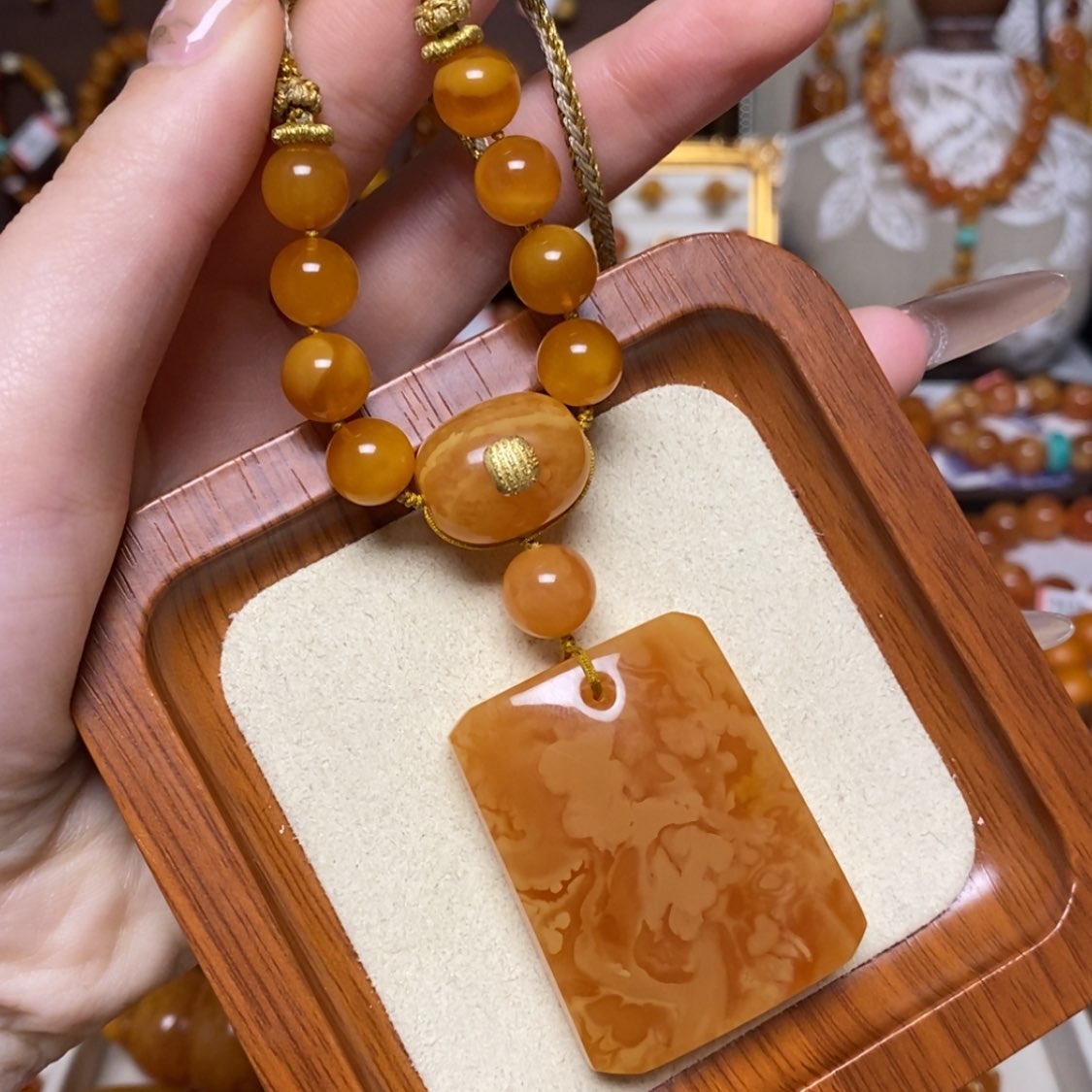 【闪购商品】手链蜜蜡未镶嵌项链