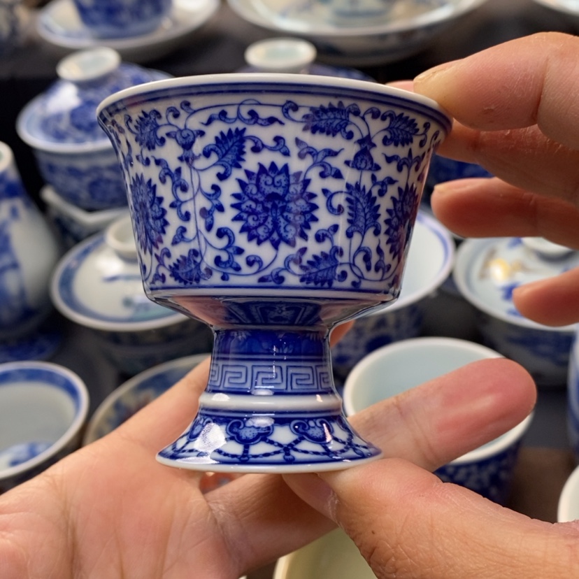 【闪购商品】景德镇青花主人杯
