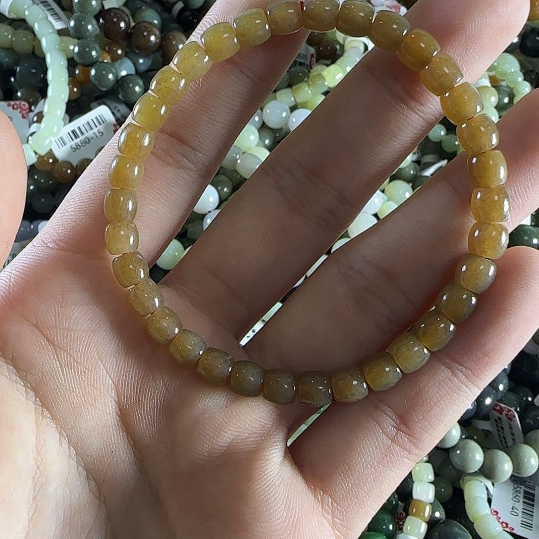 和田玉手链未镶嵌257