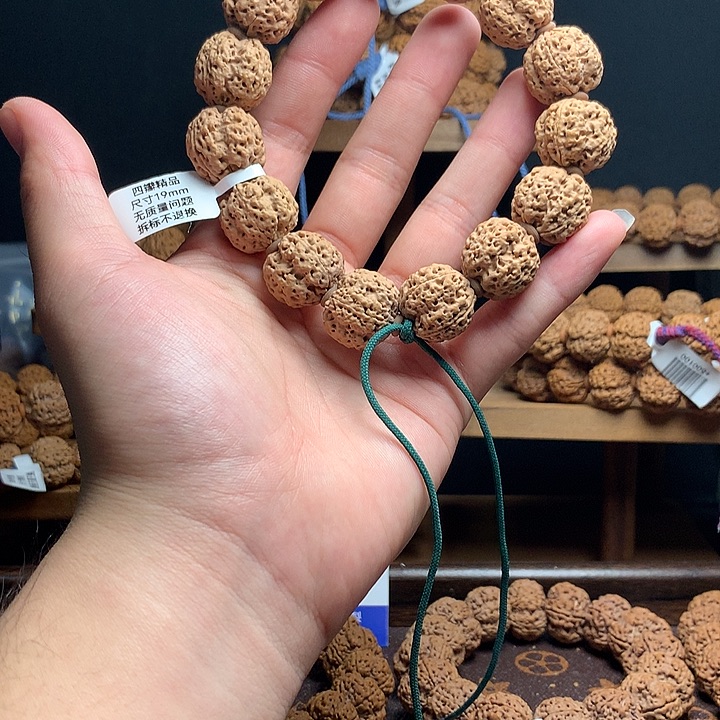 手串金刚菩提四瓣蜂窝古龙放漏19-20mm