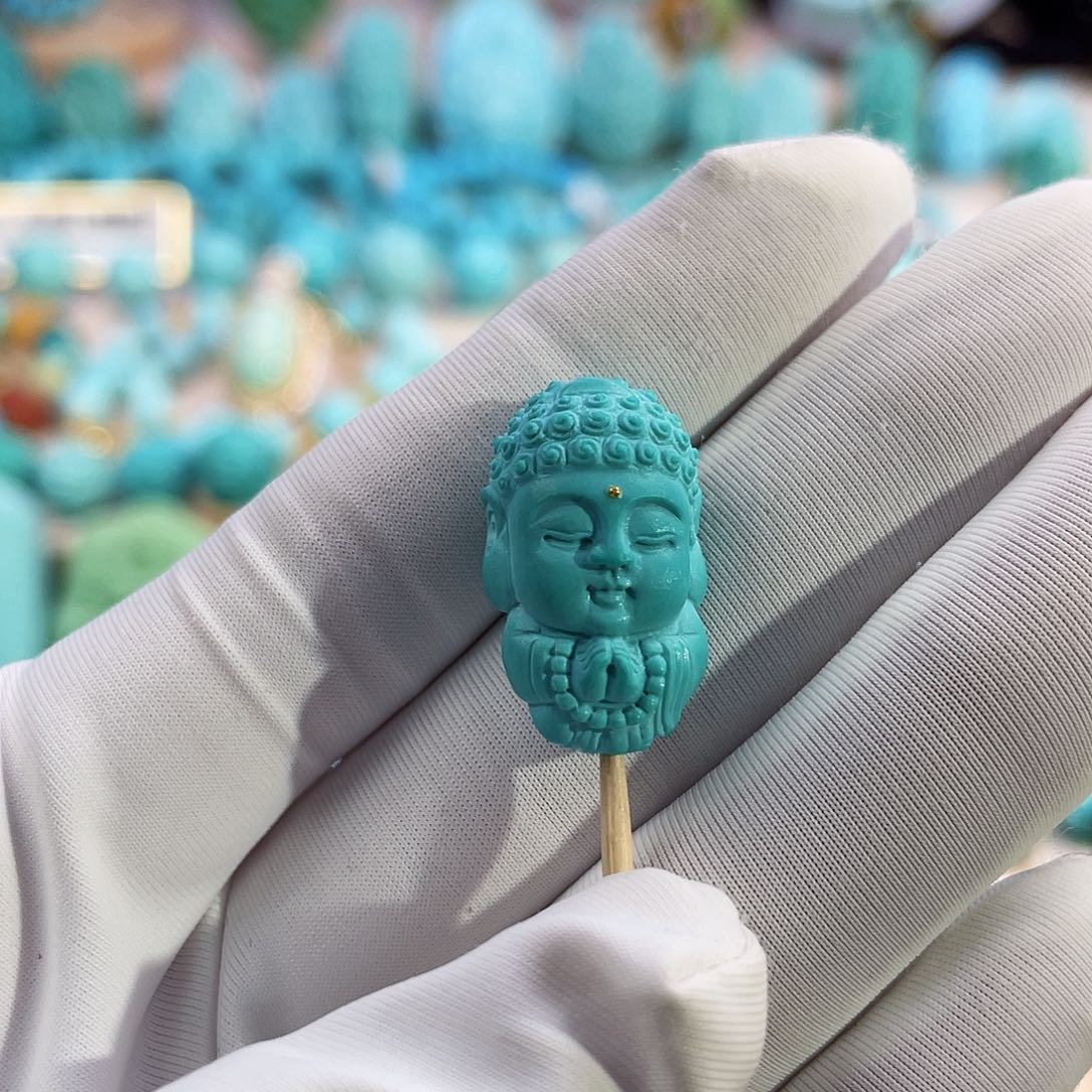 绿松石珠宝奇石未镶嵌