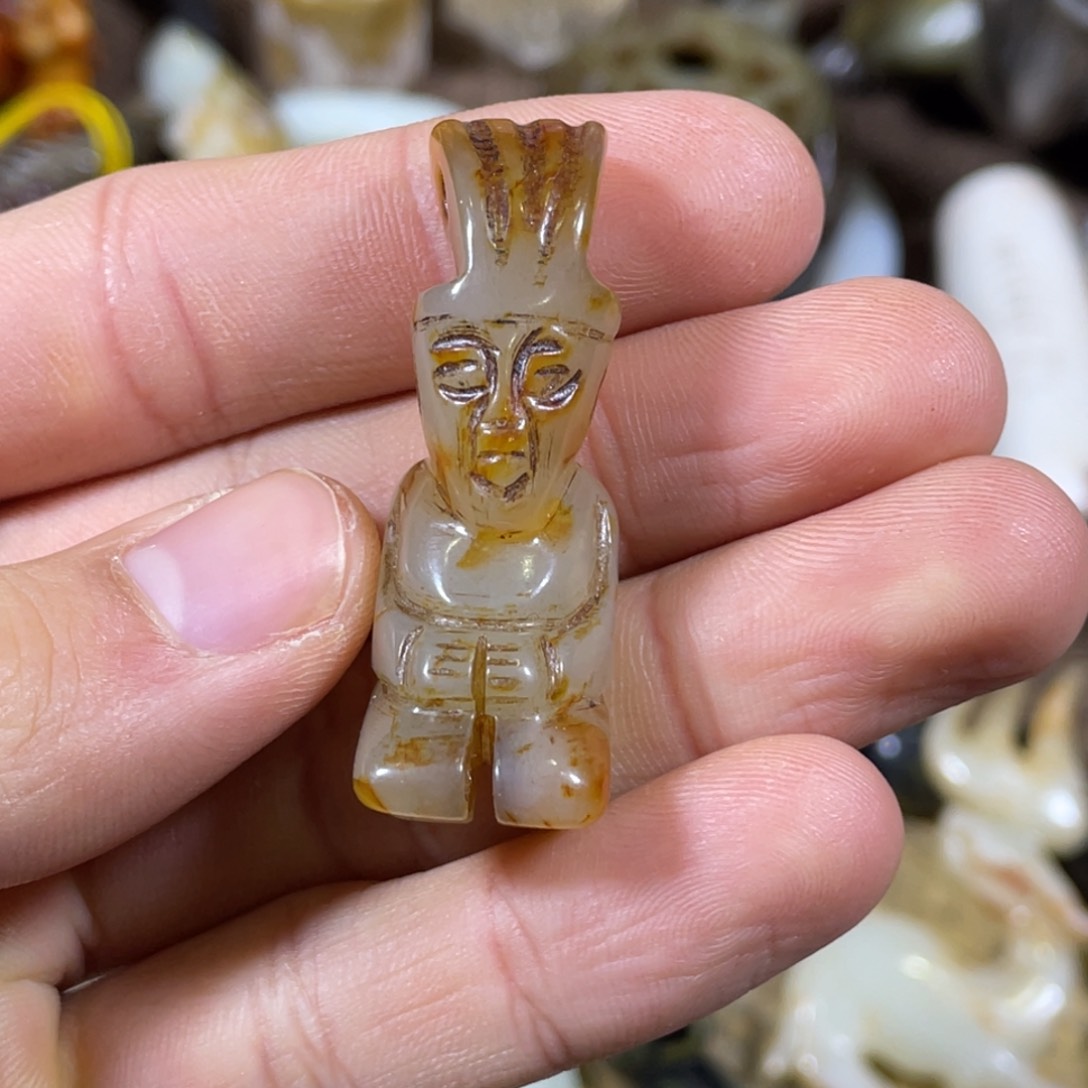 和田玉吊坠(不含链)未镶嵌