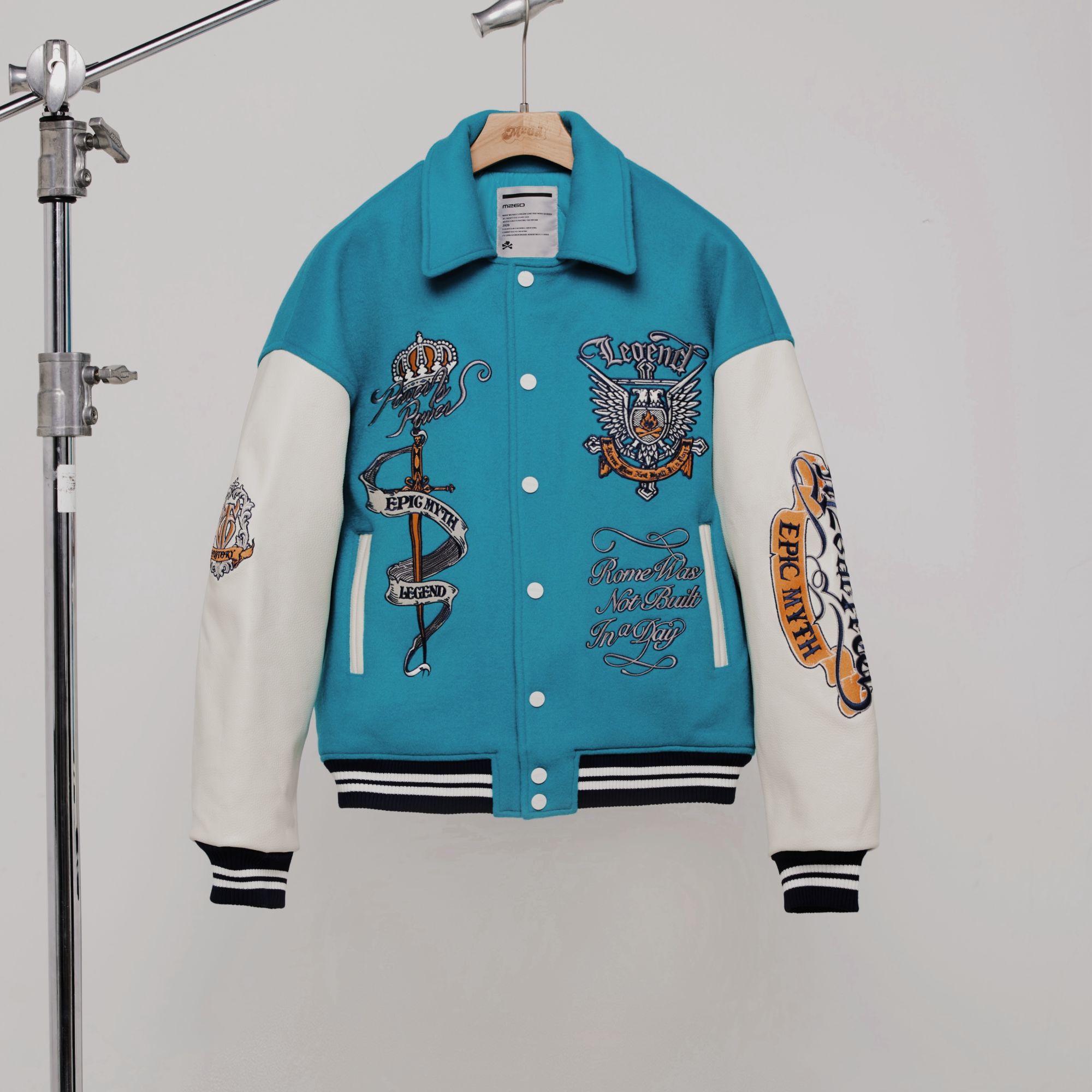 M26D 郑恺同款“拜占廷”真皮棒球夹克