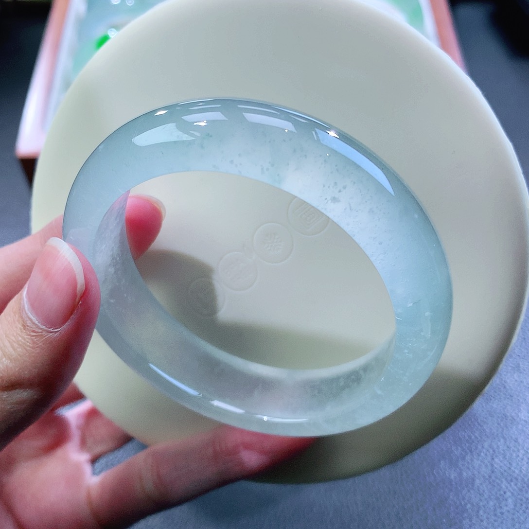 未镶嵌手镯翡翠57.5圈口