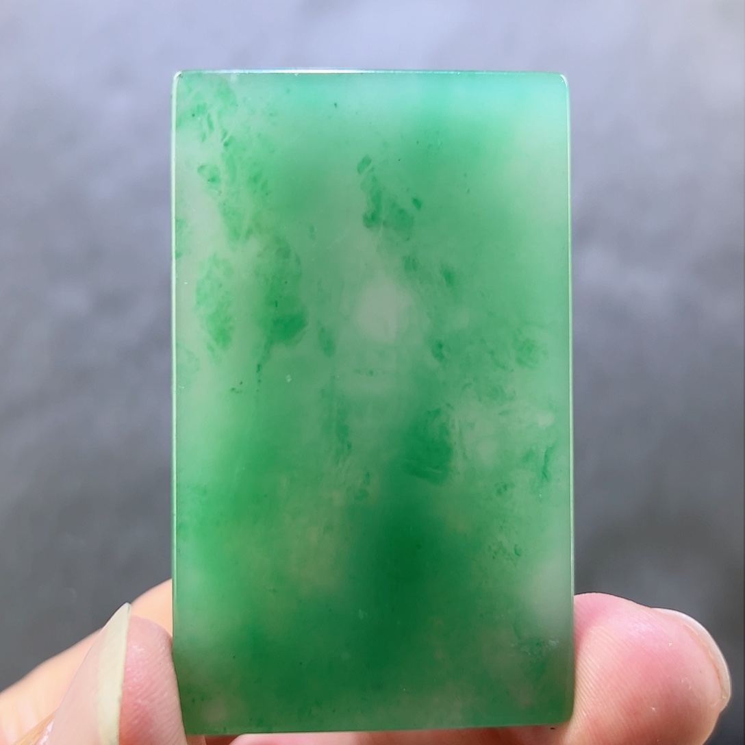 石英质玉吊坠(赠链)未镶嵌满色无事牌挂件