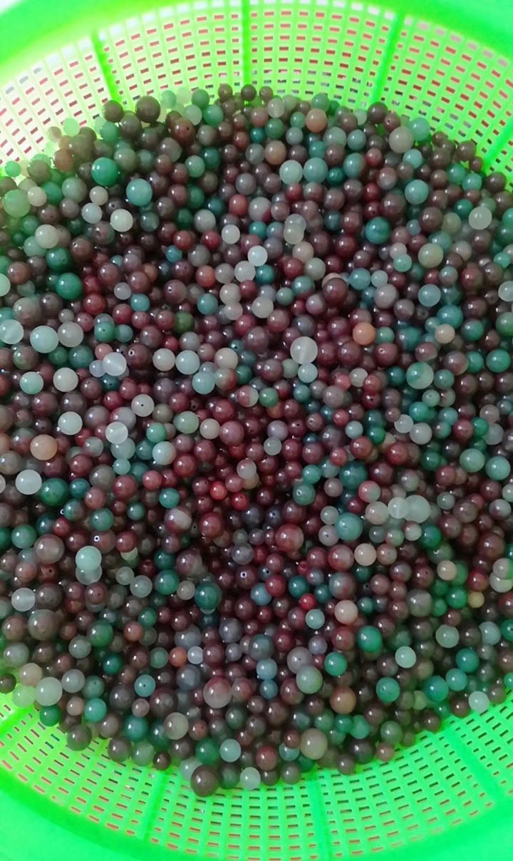 非金属仿水晶手链 秦紫玉原矿打磨单珠配饰颜色丰富多彩直播间同