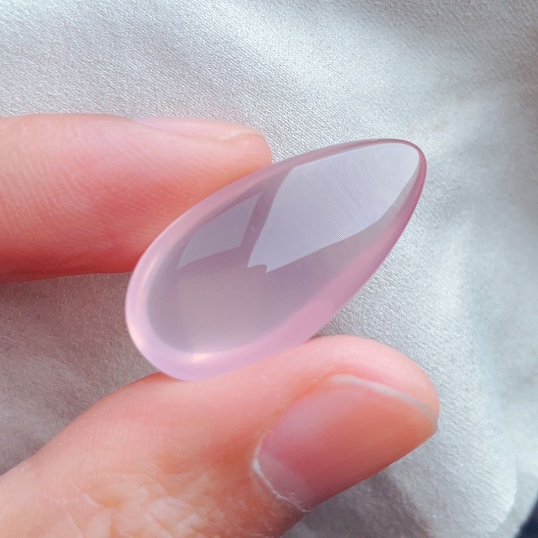 珠宝半成品未镶嵌水晶天然保真粉水晶