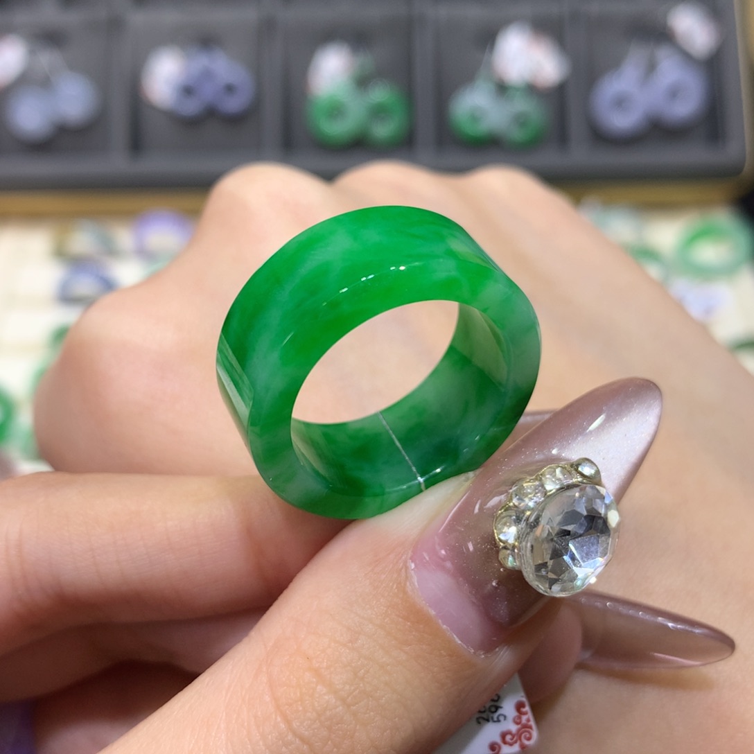 翡翠戒指未镶嵌19-20方戒