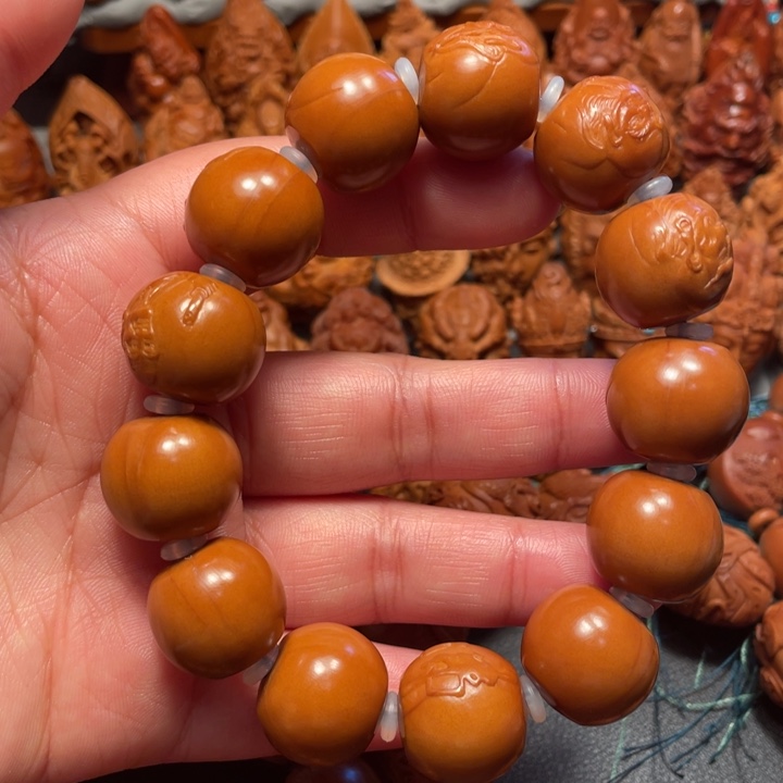 【闪购商品】橄榄核手串/手链十二尊者