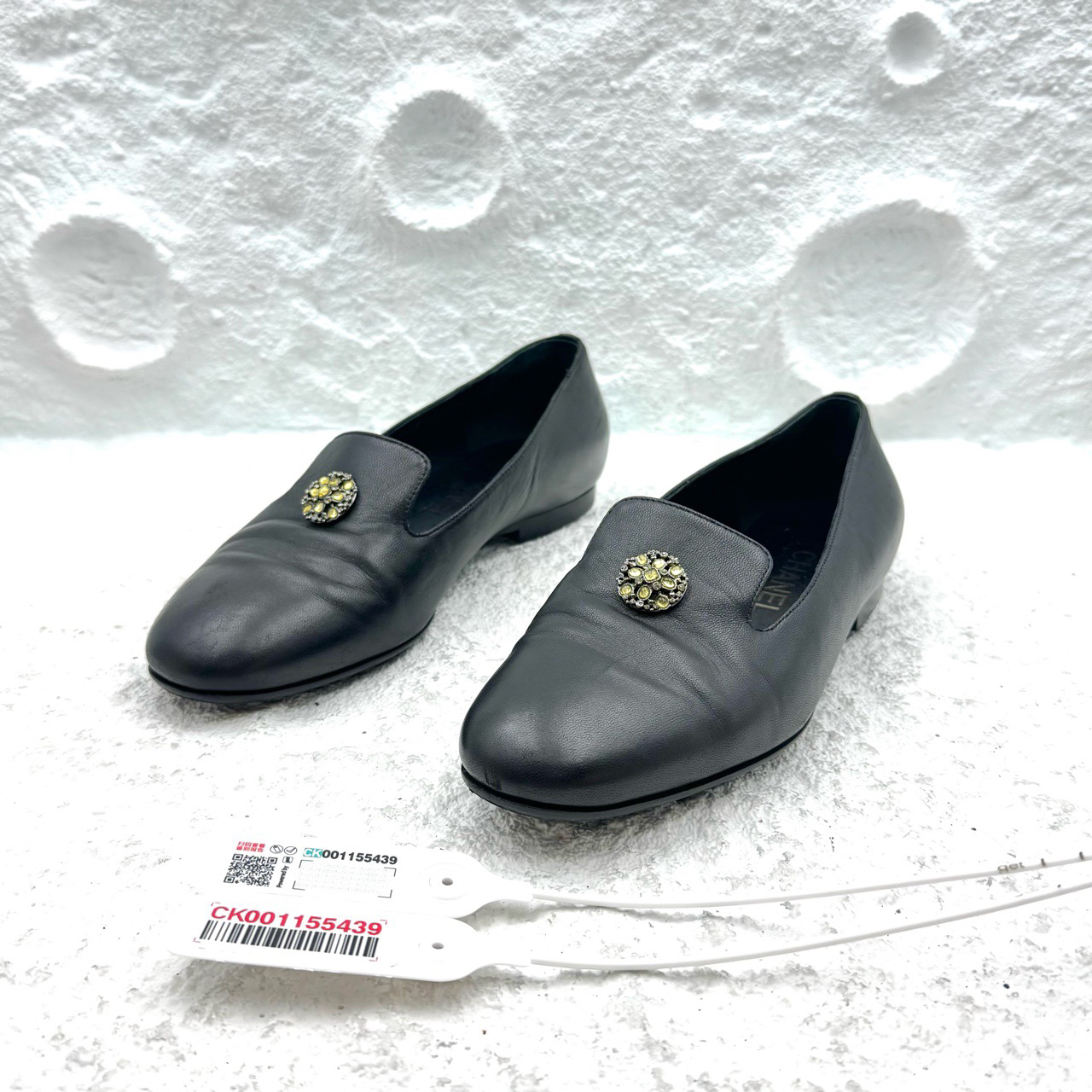 95新 Chanel/香奈儿 香奈儿/Chanel/36.5码/钻扣乐福鞋/非全新