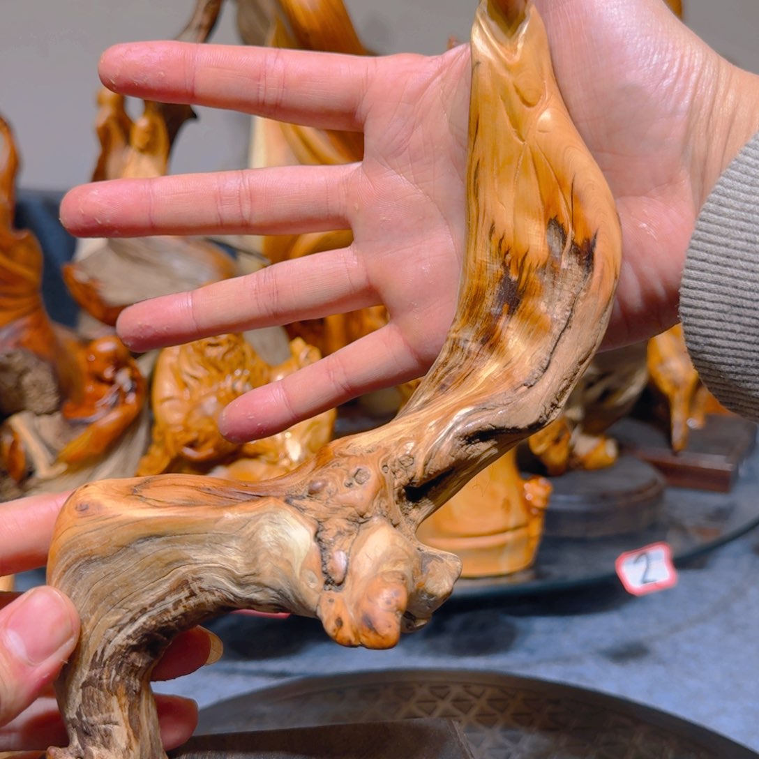 柏木（崖柏）崖柏手把件摆件