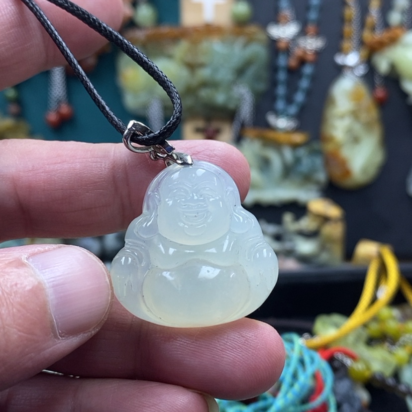 【闪购商品】蛇纹石玉吊坠未镶嵌