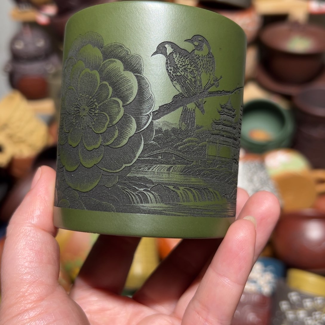 紫砂茶杯宜兴紫砂主人杯