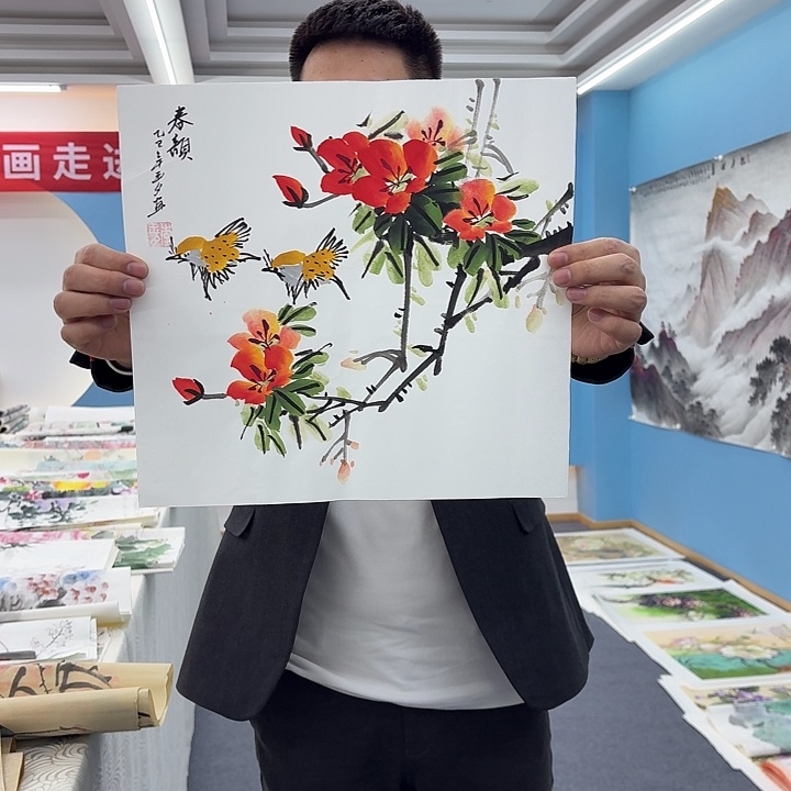国画手绘国画作品