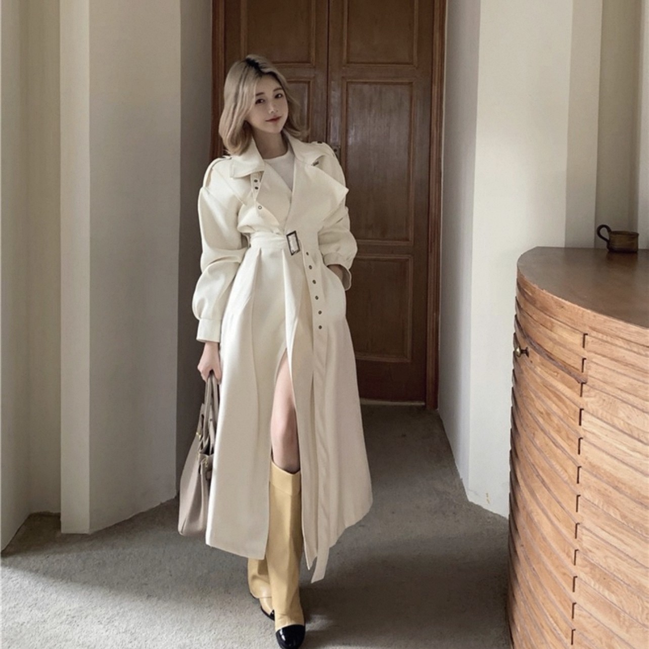 【反骨ZAl】高级感大翻领风衣#04101