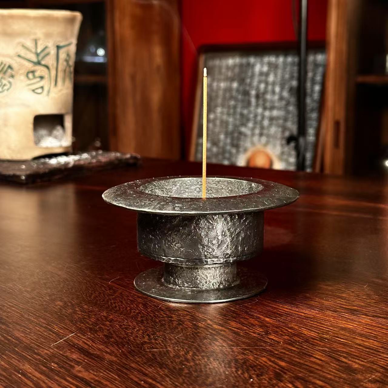 锡全手仿宋行炉茶配件