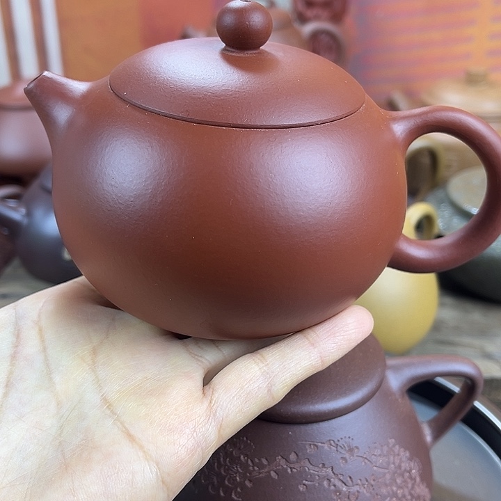 紫砂茶壶宜兴紫砂壶微瑕晃盖盖嗑