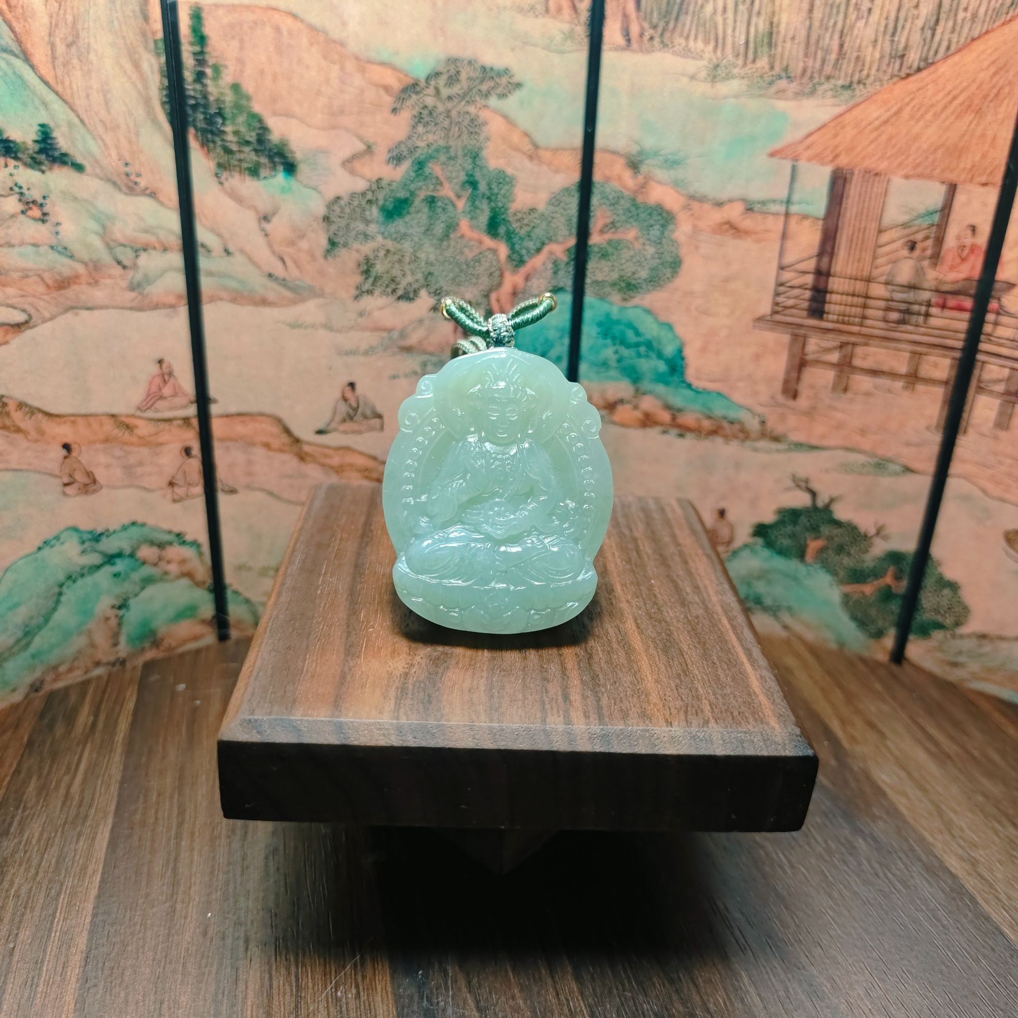 N和田玉观音吊坠0442