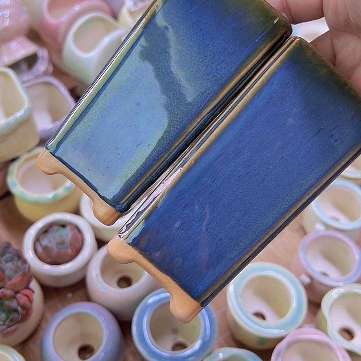 红陶陶瓷花盆当场满12包邮