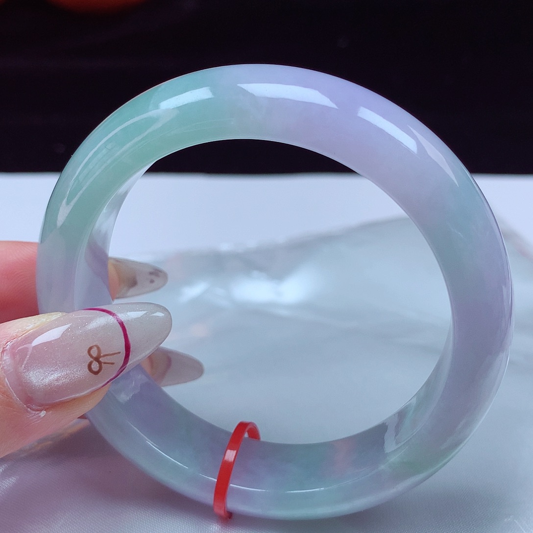 翡翠手镯未镶嵌54-55圈