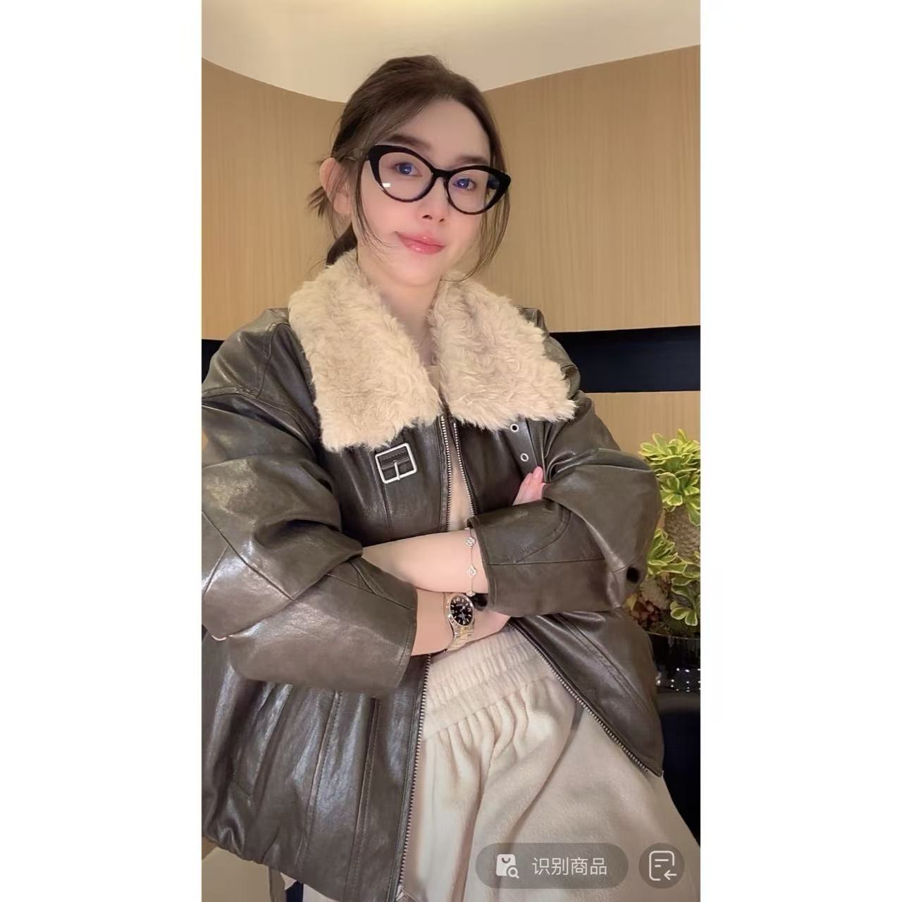 ZHUIMU.【锦衣华服】冬季新款气质高级轻奢90绒皮衣羽绒服ZM1236