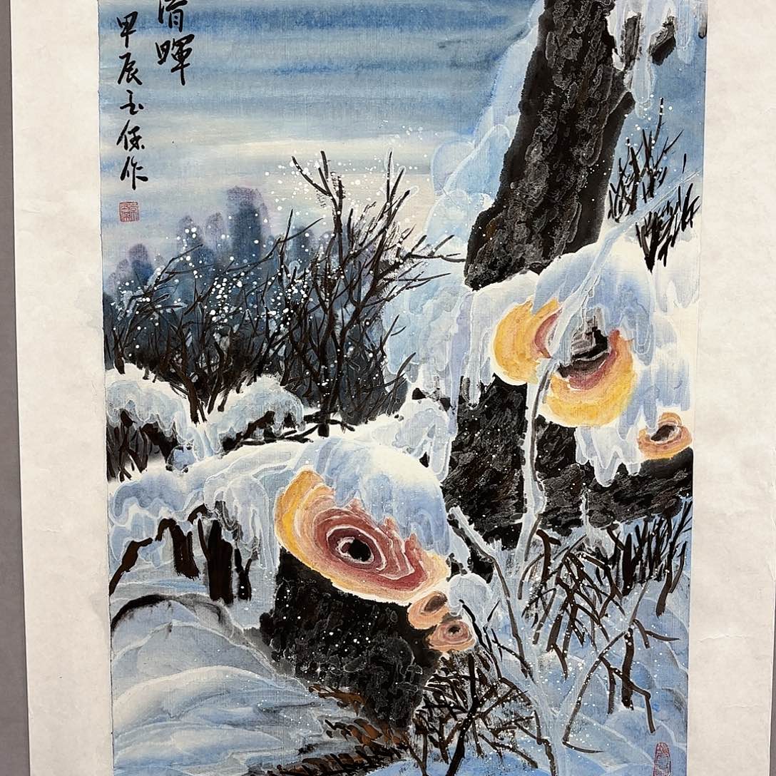 国画国画纯手绘作品请放心去藏