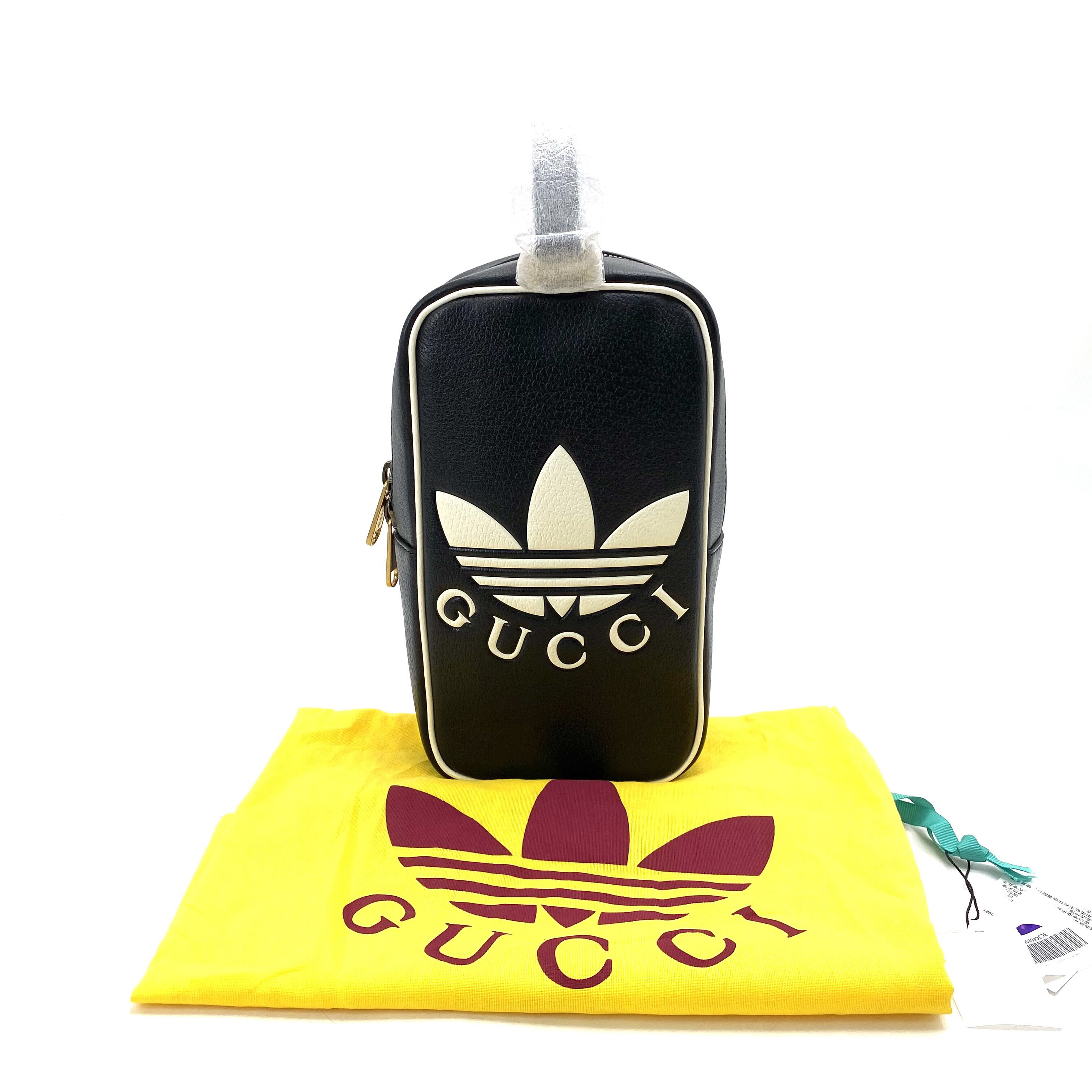 全新未使用 GUCCI/古驰 限量款三叶草联名款手拿包 尺寸15/26 