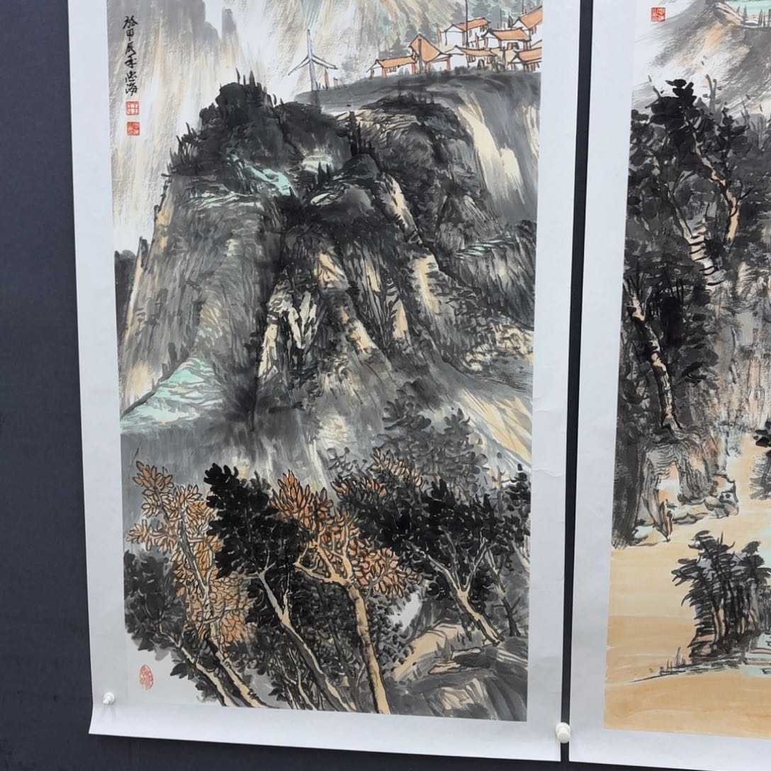 国画王忠海四尺李欣主播