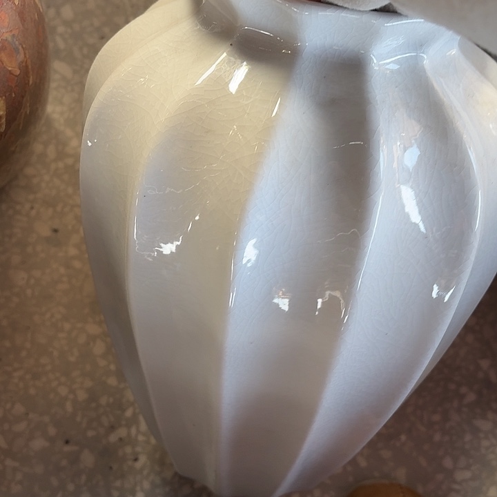 拿货白花瓶高31口径13