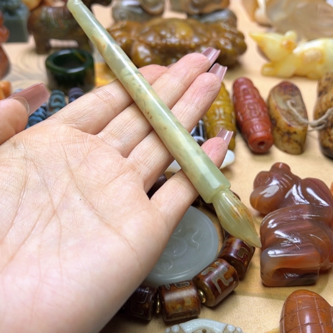 【闪购商品】蛇纹石玉颈饰未镶嵌