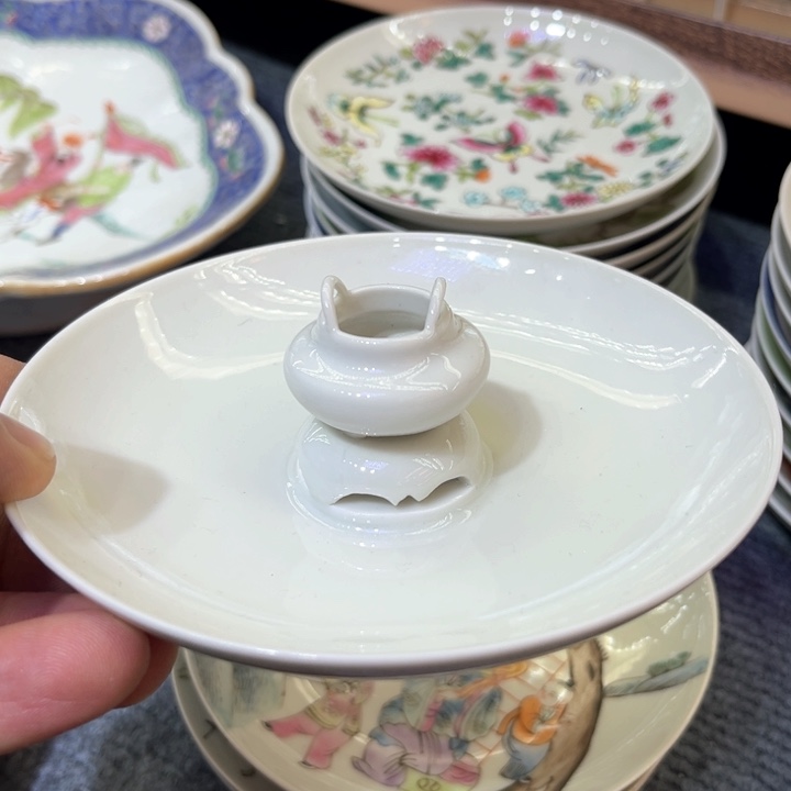 纯手绘精品盖碗杯