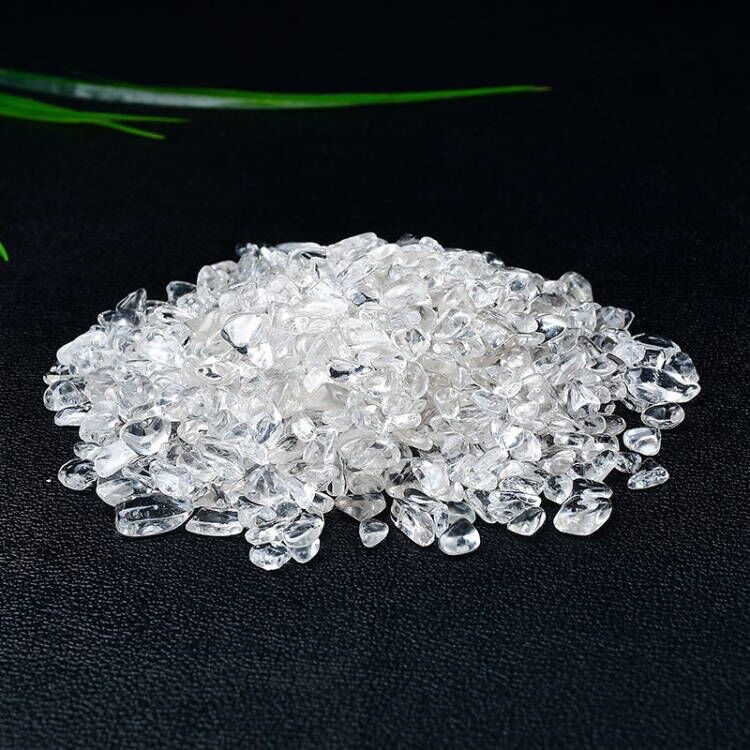 天然白水晶消磁石碎石