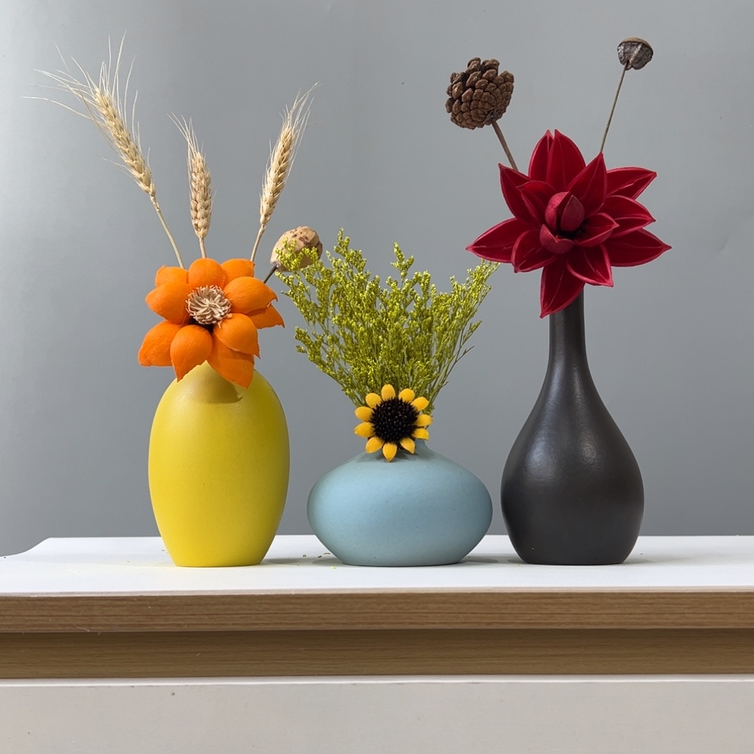 瓶花瓶带花高度20-30厘米左右